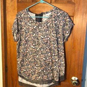 Final Price! LC Lauren Conrad Floral Top